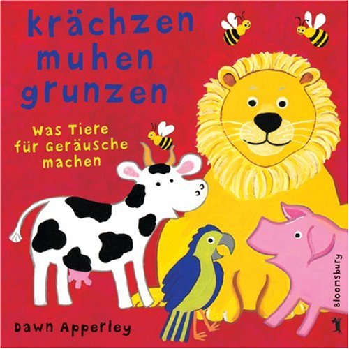 Beispielbild fr Krchzen, Muhen, Grunzen. Was Tiere fr Gerusche machen. Pop-up-Buch zum Verkauf von medimops