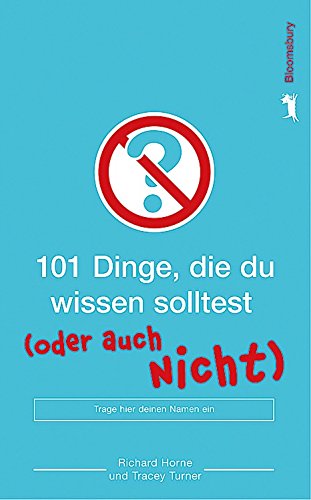 Beispielbild fr 101 Dinge wissen solltest (oder auch nicht) zum Verkauf von medimops