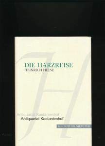 Die Harzreise: 1824 - Reisebilder I (Bibliothek Niemeyer / Bücher in großer Schrift).