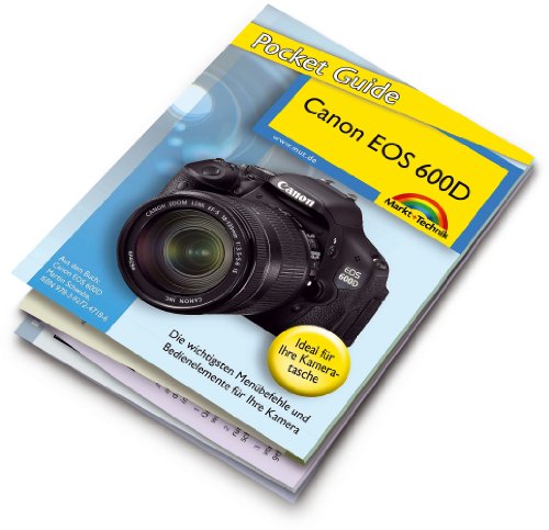 9783827208026: Canon EOS 600D Pocket Guide: 12-seitige Klappkarte