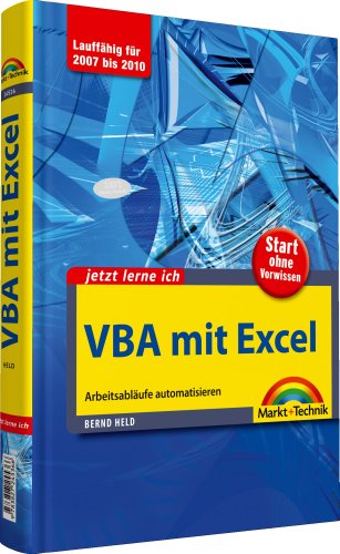 Beispielbild fr Jetzt lerne ich VBA mit Excel : Arbeitsablufe automatisieren zum Verkauf von Buchpark