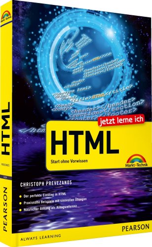 9783827248299: Jetzt lerne ich HTML: Start ohne Vorwissen