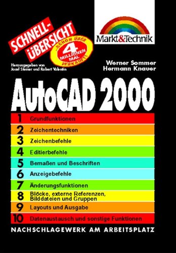 Beispielbild fr Schnellbersicht AutoCAD 2000. : Schnellbersicht am Arbeitsplatz. zum Verkauf von Buchpark