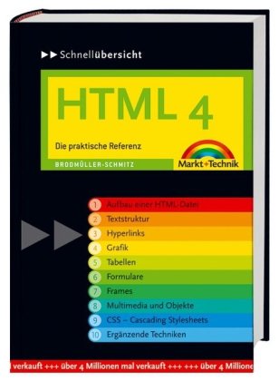 9783827267481: Schnellbersicht HTML 4. Die praktische Referenz.