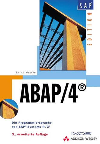 Beispielbild fr ABAP/4 . Die Programmiersprache des SAP-Systems R/3 zum Verkauf von medimops