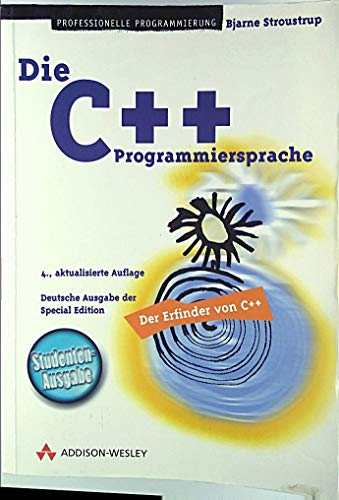 Beispielbild fr C++ Programmiersprache (Studentenausgabe). (Programmer's Choice) zum Verkauf von medimops