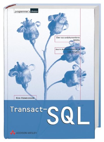 Beispielbild fr Transact-SQL . (Programmer's Choice) zum Verkauf von medimops