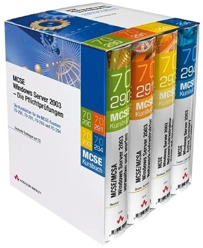 Beispielbild fr MCSE Windows Server 2003, Die Pflichtprfungen, 4 Bde. m. CD-ROM (Gebundene Ausgabe) von Dave Bixler (Autor), Frank Castro Lieberwirth (Autor), Will Schmied zum Verkauf von BUCHSERVICE / ANTIQUARIAT Lars Lutzer