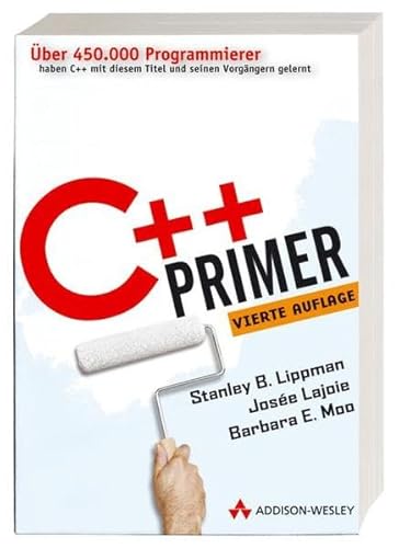 Beispielbild fr C++ Primer. (Broschiert) von Stanley B. Lippman (Autor), Jose Lajoie (Autor), Barbara E. Moo Dieses Buch bietet eine umfassende Einfhrung in die Programmiersprache C++. Es ist ein Grundlehrbuch mit einem klaren, praxisorientierten Ansatz, der durch zahlreiche Beispiele und andere Lernhilfen untersttzt wird. Anders als andere einfhrende Bcher enthlt dieses auch eine ausfhrliche Beschreibung der Sprache mit besonderem Augenmerk auf aktuelle und wirkungsvolle Programmiertechniken.Diese vollstndig aktualisierte Ausgabe hebt den modernen Stil der C++-Programmierung hervor. Denn mittlerweile steht die Standardbibliothek im Mittelpunkt, whrend die Techniken fr die Low-Level-Programmierung mit der Zeit an Gewicht verloren haben. Grundlagen und Bibliothek werden so gemeinsam vorgestellt. Dadurch knnen Sie schnell sinnvolle Programme schreiben. Erst nachdem diese feste Grundlage zur Nutzung der Bibliothek und zum Schreiben der Art von abstrakten Programmen gelegt wurde, die die Biblio zum Verkauf von BUCHSERVICE / ANTIQUARIAT Lars Lutzer