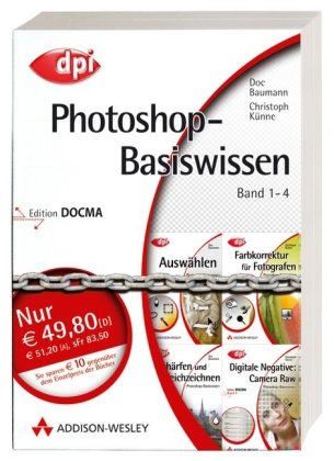 Imagen de archivo de photoshop-basiswissen; edition docma band 1 - 4 im schuber a la venta por alt-saarbrcker antiquariat g.w.melling
