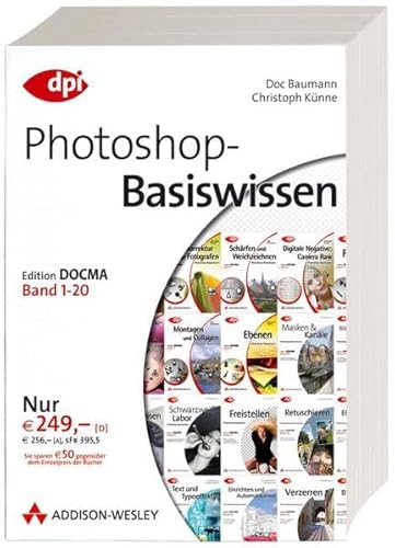 Imagen de archivo de Photoshop-Basiswissen, 20 Bde. von Christoph Knne (Autor), Doc Baumann a la venta por BUCHSERVICE / ANTIQUARIAT Lars Lutzer