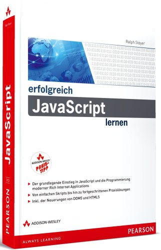 Beispielbild fr Erfolgreich JavaScript lernen (R) (Erfolgreich mit ) zum Verkauf von medimops