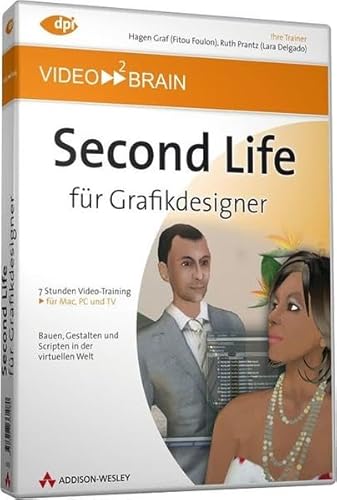 Beispielbild fr Second Life fr Grafikdesigner - Lernen wie im Kurs - 8 Stunden Videotraining zu Entwurf und Design fr Second Life: 7 Stunden Videotraining (AW Videotraining Programmierung/Technik) zum Verkauf von medimops