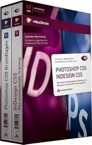 9783827363459: Photoshop/InDesign CS5 Bundle: Doppelpack fr Kreative: 24 Stunden Video-Training