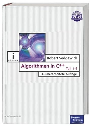 Beispielbild fr Algorithmen in C++. Teil 1-4. von Robert Sedgewick Sedgewicks Lehrbuch bietet auch in der dritten Auflage die gewohnte Mischung aus Theorie und Praxis, die fr den groen Erfolg der Vorgnger verantwortlich war. Die Autoren haben auerdem neue C++-Implementierungen entwickelt, die die Methoden der Problemlsung kurz und klar aufzeigen. Das Buch ist damit als unterrichtsbegleitendes Lehrbuch fr die Hochschule ebenso geeignet wie als aktuelles Nachschlagewerk fr Programmierer. ber die Autoren:Robert Sedgewick ist Professor fr Informatik an der Princeton University.Als Berater fr C++ war Christopher van Wyk, Professor fr Mathematik und Informatik an der Drew University in Madison, NJ, an der Entstehung des Buches beteiligt. Der vorliegende erste Band enthlt den Lehrstoff zu den grundlegenden Konzepten, Datenstrukturen sowie Such- und Sortieralgorithmen. Nahezu das gesamte Material zu den Grundlagen und Datenstrukturen wurde neu geschrieben. Die Autoren entwicklen C++-Implementierun zum Verkauf von BUCHSERVICE / ANTIQUARIAT Lars Lutzer