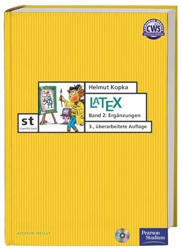 Beispielbild fr Latex Bd. 2 Band 2: Ergnzungen mit CD-ROM von Helmut Kopka (Autor) st scientific tools PICTEX METAFONT Notensatz Pictex Metafont TeX TEX-Zusatzzeichenstze PostScript-Schriften Musiknotensatz Schach Informatik EDV Software Mathematik Textverarbeitung Der zweite Band dieses beliebten Standardwerks stellt Erweiterungen fr alle Anwender dar, die selbst nicht programmieren wollen. Diese Auflage bietet Neuerungen gegenber der Vorauflage im Bereich Dokumentationen von Spielen wie Schach, Darstellung von Musiknotensatz. Beim Thema Einbindung von Grafiken wird sowohl auf TeX-eigene Mittel als auch auf PostScript-Grafiken eingegangen. Auf der Begleit-CD findet der Leser das Programm Tex Live 6b. Der zweite Band dieses beliebten Standardwerks stellt Erweiterungen fr alle Anwender dar, die selbst nicht programmieren wollen. Diese Auflage bietet Neuerungen gegenber der Vorauflage im Bereich Dokumentationen von Spielen wie Schach, Darstellung von Musiknotensatz. Beim Thema Einbindung von Grafi zum Verkauf von BUCHSERVICE / ANTIQUARIAT Lars Lutzer