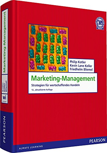 Imagen de archivo de Marketing-Management: Strategien fr wertschaffendes Handeln (Pearson Studium - Economic BWL) a la venta por medimops