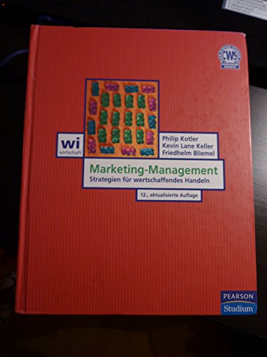 9783827372291: Marketing-Management: Strategien fr wertschaffendes Handeln