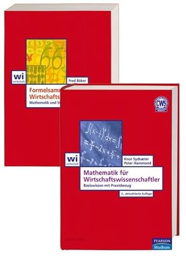 Beispielbild fr Value Pack: Mathematik fr Wirtschaftswissenschaftler: Basiswissen mit Praxisbezug (Pearson Studium - Economic BWL) + Formelsammlung. Studium Economic BWL von Knut Sydsaeter, Peter Hammond und Fred Bker zum Verkauf von BUCHSERVICE / ANTIQUARIAT Lars Lutzer