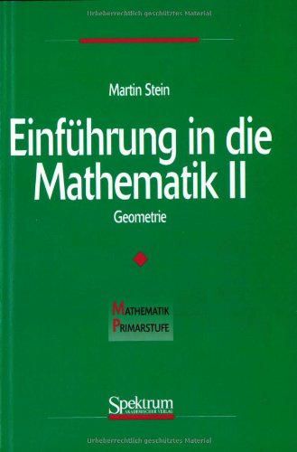 9783827401960: Einf Hrung in Die Mathematik II