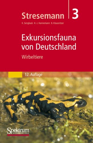 9783827406613: Stresemann - Exkursionsfauna von Deutschland. Band 3: Wirbeltiere: 03