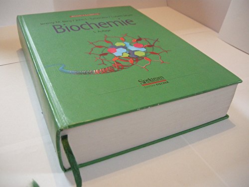 Biochemie (German Edition) (9783827413031) by Jeremy M. Berg; John L. Tymoczko; Lubert L. Stryer