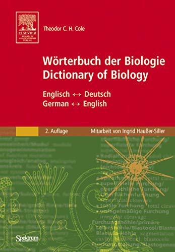 Imagen de archivo de Wrterbuch der Biologie/Dictionary of Biology: Englisch-Deutsch German-English a la venta por medimops