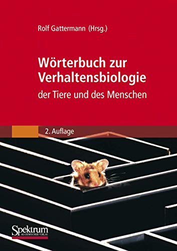 Stock image for W rterbuch zur Verhaltensbiologie der Tiere und des Menschen (German Edition) for sale by Books From California