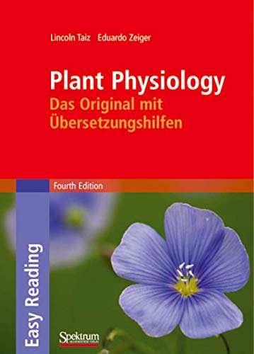 Imagen de archivo de Plant Physiology: Das Original mit bersetzungshilfen (SAV Biologie) Taiz, Lincoln; Zeiger, Eduardo and Jarosch, B. a la venta por online-buch-de