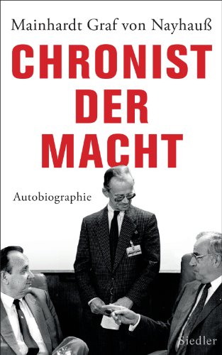 9783827500120: Chronist der Macht: Autobiographie