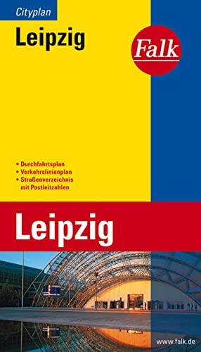 Falk Cityplan Leipzig 1:20 000 : Mit Durchfahrtsplan und Verkehrslinienplan. Straßenverzeichnis mit Postleitzahlen