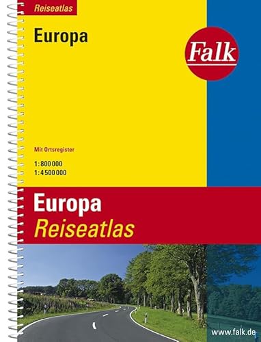 Beispielbild fr Falk Reiseatlas Europa 1:800 000: Mit Ortsregister zum Verkauf von WorldofBooks