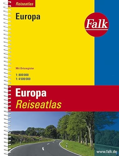 Stock image for Falk Reiseatlas Europa 1:800 000: Mit Ortsregister for sale by WorldofBooks