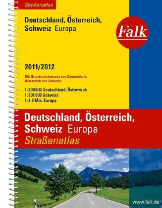 Beispielbild fr Falk Straenatlas Deutschland, sterreich, Schweiz, Europa 2011/2012 zum Verkauf von medimops