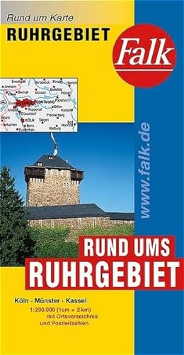 Beispielbild fr Falk Rund um Karte Rund ums Ruhrgebiet 1:200 000 Kln - Mnster - Kassel zum Verkauf von medimops