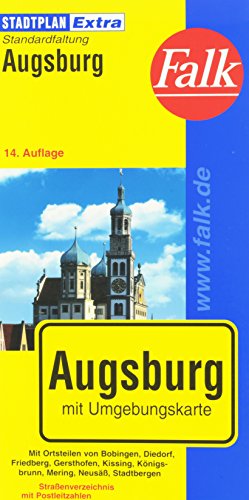 9783827921857: Falk Stadtplan Extra Standardfaltung Augsburg