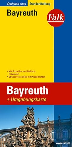 9783827922168: Falk Stadtplan Extra Standardfaltung Bayreuth