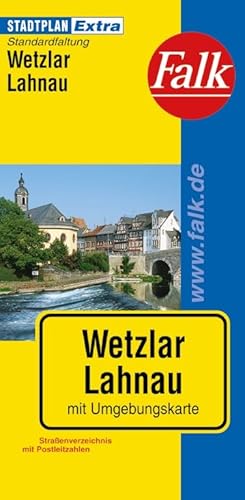 9783827926340: Falk Stadtplan Extra Standardfaltung Wetzlar, Lahnau