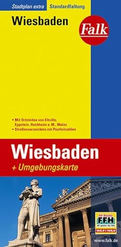 Beispielbild fr Falk Stadtplan Extra Standardfaltung Wiesbaden zum Verkauf von medimops