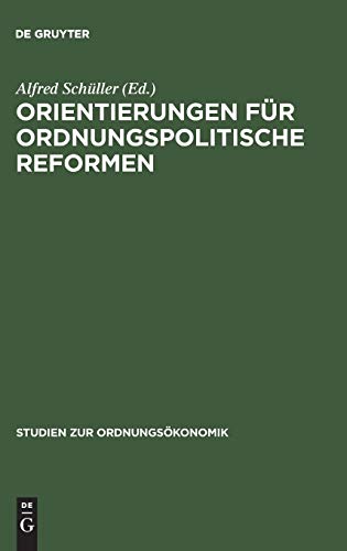 9783828202597: Orientierungen Fr Ordnungspolitische Reformen: Walter Hamm Zum 80 Geburtstag