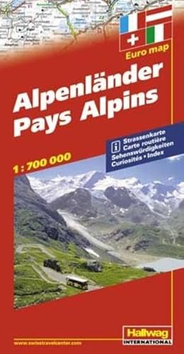 Beispielbild fr Alps DG hallwag (+r) BeeTagg: Stra enkarte. Mit Sehenswürdigkeiten und Index. (Euro Map) (Road Map S.) zum Verkauf von Goldstone Books