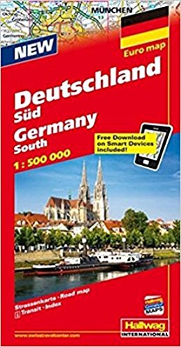 9783828300156: Germania del sud, Carta geografica, 1:500000, Lingua inglese