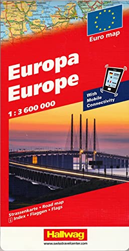 Stock image for Europe Road map with Distoguide and "Mobile Connectivity" for sale by HPB-Movies