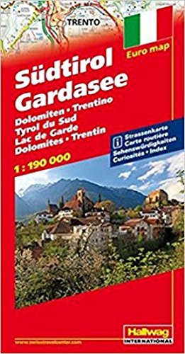 Stock image for South Tyrol/Lake Garda/Dolomites/Trentino: With Touring Information (Road Map) for sale by Robin's books
