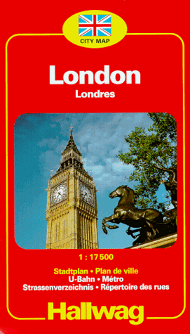 Beispielbild fr Rand McNally Hallwag London City Map, Underground, Street Index Map zum Verkauf von SecondSale