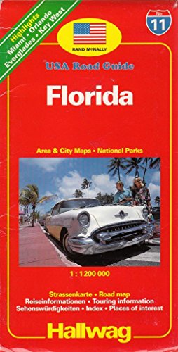 9783828302501: Rand McNally Florida: Area & City Maps, National Parks, Road Map, Touring Information, Index, Places of Interest