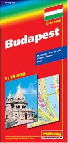 Stock image for Budapest : Grossraum Budapest, Transit, Index. Hallwag international : City map for sale by Wanda Schwrer
