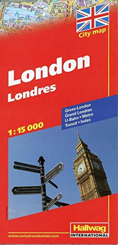 Beispielbild fr London 1 : 15 000: Stadtplan. U-Bahn. Index. City map zum Verkauf von medimops