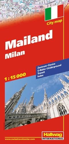 9783828305335: Milano / Milan City Map