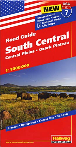 Beispielbild fr Hallwag USA Road Guide 07 South Central 1 : 1.000.000: Central Plains; Mississippi Valley zum Verkauf von medimops